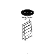 Crosley CF1110 Etagere manual cover