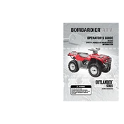 Rotax Outlander 330 2005 Vehicle manual cover