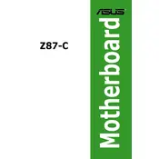 ASUS Z87-C Motherboard manual cover