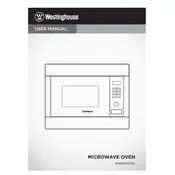 Westinghouse WMB2522DSC Microwave manual cover