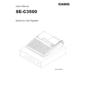 Casio SEC3500 Cash Register