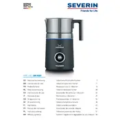 Severin SM 9581 Spuma 800 Plus Frother manual cover