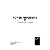 Fender SPL M-500 071-5000-000 120V Amplifier manual cover