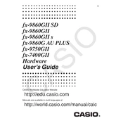 Casio fx-7400GII Hardware Calculator manual cover