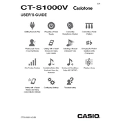 Casio CTS1000V Casiotone Keyboard