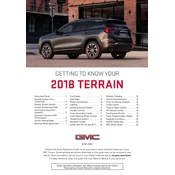 GMC Terrain 2018 manual cover