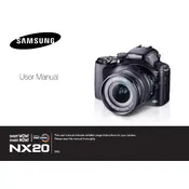 Samsung NX20 Camera manual cover