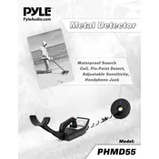 Pyle PHMD55 Metal Detector manual cover