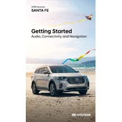 Hyundai Santa Fe 2018 SUV manual cover