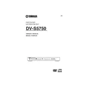 Yamaha DV-S5750 Disc Player manual cover