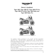 Triumph Tiger 900 2022 Motorcycle manual cover