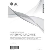 LG WM4070HVA WM4070HVA.ASSEEUS Washing Machine manual cover