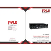 Pyle PT506BT Amplifier manual cover