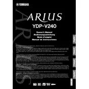 Yamaha Arius YDP-V240 Piano
