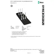 Wera 8740 C HF 2 Zyklop bit Socket Set with ½ Drive Socket manual cover