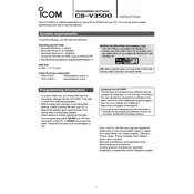 Icom CS-V3500 Software manual cover