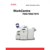 Xerox WorkCentre 7655 Printer manual cover