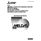 Mitsubishi FWS-B05B013 Numerical Control manual cover