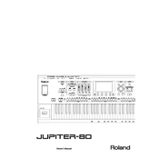 Roland JUPITER-80 manual cover