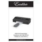 Excalibur EHV12 Sealer manual cover