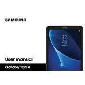 Samsung Galaxy Tab A 10.1 Sprint SM-T587PZKASPR Tablet manual cover