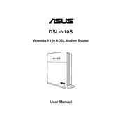 ASUS DSL-N10S Router manual cover