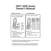 Uniden DECT 1035 Series Telephone manual cover