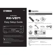 Yamaha RX-V571 Receiver manual cover