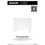 Sencor SCF 4200WH Heater manual cover