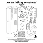 Barbie Mattel Talking Townhouse 53967 Toy manual cover