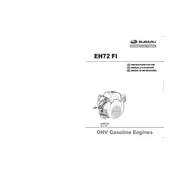 Subaru EH72 FI Engine manual cover