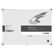 Bosch 0 601 893 H64 Grinder manual cover