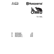 Husqvarna TS 138L Lawn Mower manual cover