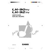 Casio LK90tv Keyboard manual cover