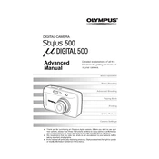 Olympus Stylus 500 manual cover