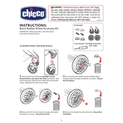 Chicco Bravo Rubber Wheel Accessory Kit manual cover