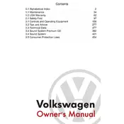 Volkswagen Golf 1998 Hatchback manual cover