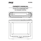 Pyle PLTVR5 CD Changer manual cover