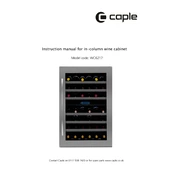 Caple WC6217 Wine Cabinet manual cover