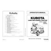 Kubota GR2020G Mower manual cover