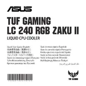 ASUS TUF GAMING LC 240 RGB ZAKU II EDITION Cooler manual cover