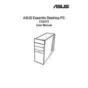 ASUS Essentio CG5275 Computer manual cover