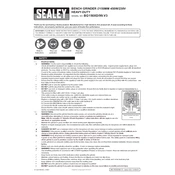 Sealey BG150XD-99.V3 Grinder manual cover