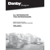 Danby DAR044A4BSLDDU Refrigerator manual cover