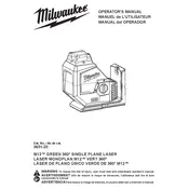 Milwaukee M12 3631-20 Laser manual cover