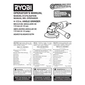 Ryobi AG4031G Grinder manual cover