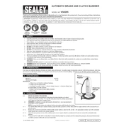 Sealey VS0205 Bleeder manual cover