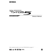 Yamaha Tyros5-61 Keyboard manual cover