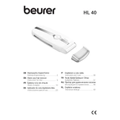 Beurer HL 40 Warm Wax manual cover