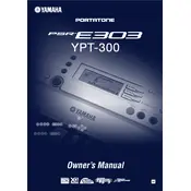 Yamaha PSR-E303 Keyboard manual cover